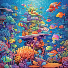 Load image into Gallery viewer, Diamond Painting - Full Round - The underwater world (30*30CM)