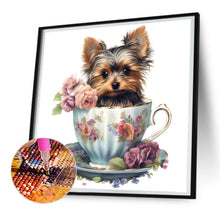 Load image into Gallery viewer, Diamond Painting - Full Round - teacup puppy (30*30CM)