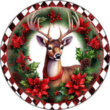 Load image into Gallery viewer, Diamond Painting - Full Round - Garland Reindeer (30*30CM)