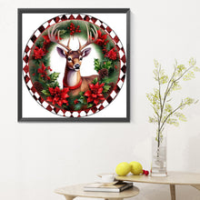Load image into Gallery viewer, Diamond Painting - Full Round - Garland Reindeer (30*30CM)