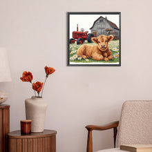 Load image into Gallery viewer, Diamond Painting - Full Round - calf (40*40CM)