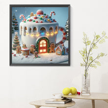 Load image into Gallery viewer, Diamond Painting - Full Round - winter glow cabin (30*30CM)