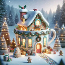 Load image into Gallery viewer, Diamond Painting - Full Round - winter glow cabin (30*30CM)