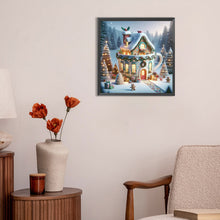 Load image into Gallery viewer, Diamond Painting - Full Round - winter glow cabin (30*30CM)