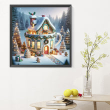 Load image into Gallery viewer, Diamond Painting - Full Round - winter glow cabin (30*30CM)