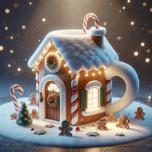 Load image into Gallery viewer, Diamond Painting - Full Round - winter glow cabin (30*30CM)