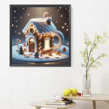 Load image into Gallery viewer, Diamond Painting - Full Round - winter glow cabin (30*30CM)
