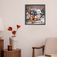 Load image into Gallery viewer, Diamond Painting - Full Round - winter glow cabin (30*30CM)