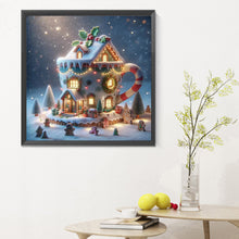 Load image into Gallery viewer, Diamond Painting - Full Round - winter glow cabin (30*30CM)