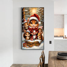 Load image into Gallery viewer, Diamond Painting - Full Round - squirrel family (40*70CM)