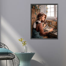 Load image into Gallery viewer, Diamond Painting - Full Round - cartoon girl (50*60CM)