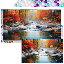 Load image into Gallery viewer, Diamond Painting - Full Round - Flowing Water Stone Forest (70*40CM)