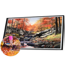 Load image into Gallery viewer, Diamond Painting - Full Round - Flowing Water Stone Forest (70*40CM)
