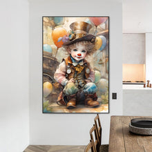 Load image into Gallery viewer, Diamond Painting - Full Round - clown boy (50*70CM)