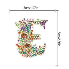 Load image into Gallery viewer, 2 PCS 26 Letters Double Side Diamond Wine Glass Charms Wine Glass Identification