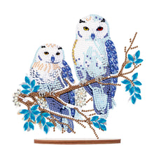 Load image into Gallery viewer, Acrylic Diamond Painting Desktop Decorations for Office Decor(Owl on the Branch)