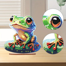 Load image into Gallery viewer, Acrylic Diamond Painting Desktop Decorations for Office Decor (Big-Eyed Frog)