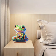 Load image into Gallery viewer, Acrylic Diamond Painting Desktop Decorations for Office Decor (Big-Eyed Frog)