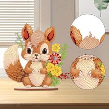 Load image into Gallery viewer, Acrylic Diamond Painting Desktop Decoration for Office Decor(Flower Squirrel #6)
