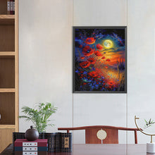 Load image into Gallery viewer, Diamond Painting - Full Round - flowers under the moon (40*50CM)