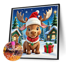 Load image into Gallery viewer, Diamond Painting - Full Round - christmas calf (40*40CM)