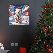 Load image into Gallery viewer, Diamond Painting - Full Round - Christmas white bear (40*40CM)