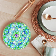 Load image into Gallery viewer, 6 PCS Waterproof Coaster Mandala Special Shape Diamond Painting Crafts Coaster with Holder