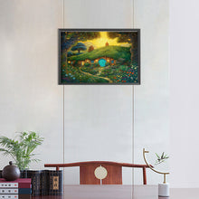 Load image into Gallery viewer, Diamond Painting - Full Round - forest cabin (45*30CM)