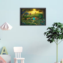 Load image into Gallery viewer, Diamond Painting - Full Round - forest cabin (45*30CM)