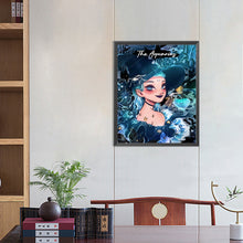 Load image into Gallery viewer, Diamond Painting - Full Round - blue hair girl (40*50CM)