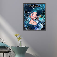 Load image into Gallery viewer, Diamond Painting - Full Round - blue hair girl (40*50CM)