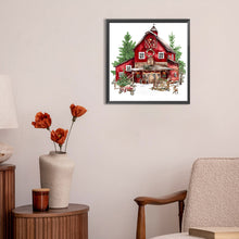 Load image into Gallery viewer, Diamond Painting - Full Round - christmas house (30*30CM)