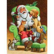 Load image into Gallery viewer, Diamond Painting - Full Square - Santa Claus (30*40CM)
