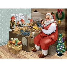 Load image into Gallery viewer, Diamond Painting - Full Square - Santa Claus (40*30CM)