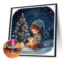 Load image into Gallery viewer, Diamond Painting - Full Round - Snow Guardian Night (30*30CM)