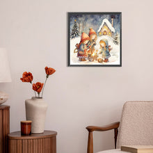 Load image into Gallery viewer, Diamond Painting - Full Round - outdoor firelight (30*30CM)