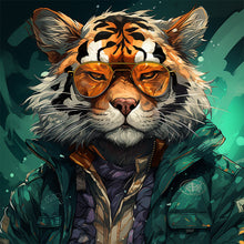 Load image into Gallery viewer, Diamond Painting - Full Round - Anthropomorphic tiger (40*40CM)