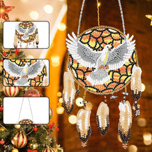 Load image into Gallery viewer, Acrylic Dove Dreamcatcher Single-Sided Diamond Painting Hanging Decor 13x20cm