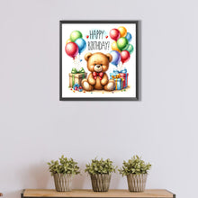 Load image into Gallery viewer, AB Diamond Painting - Full Round - balloon gift bear (40*40CM)