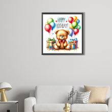 Load image into Gallery viewer, AB Diamond Painting - Full Round - balloon gift bear (40*40CM)