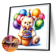 Load image into Gallery viewer, AB Diamond Painting - Full Round - balloon gift bear (40*40CM)