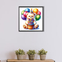 Load image into Gallery viewer, AB Diamond Painting - Full Round - balloon gift bear (40*40CM)