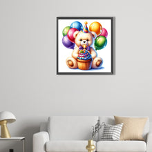 Load image into Gallery viewer, AB Diamond Painting - Full Round - balloon gift bear (40*40CM)