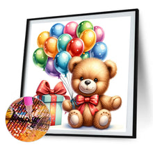 Load image into Gallery viewer, AB Diamond Painting - Full Round - balloon gift bear (40*40CM)