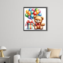 Load image into Gallery viewer, AB Diamond Painting - Full Round - balloon gift bear (40*40CM)