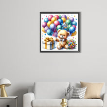 Load image into Gallery viewer, AB Diamond Painting - Full Round - balloon gift bear (40*40CM)