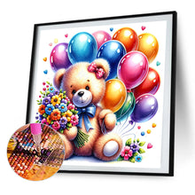 Load image into Gallery viewer, AB Diamond Painting - Full Round - balloon gift bear (40*40CM)