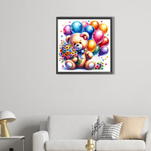 Load image into Gallery viewer, AB Diamond Painting - Full Round - balloon gift bear (40*40CM)