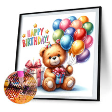 Load image into Gallery viewer, AB Diamond Painting - Full Round - balloon gift bear (40*40CM)