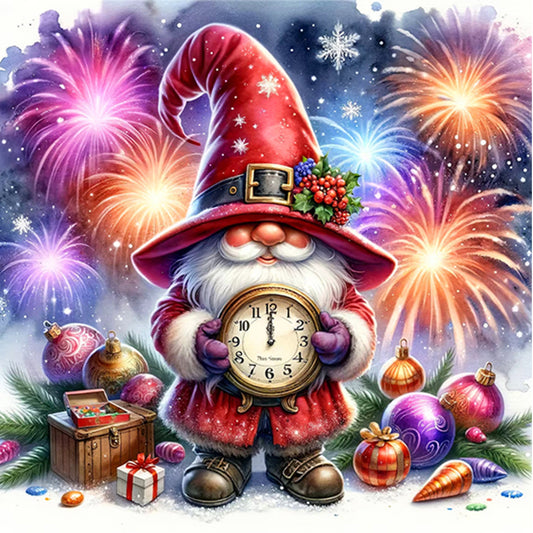 AB Diamond Painting - Full Round - New Year's Eve Goblin (40*40CM)